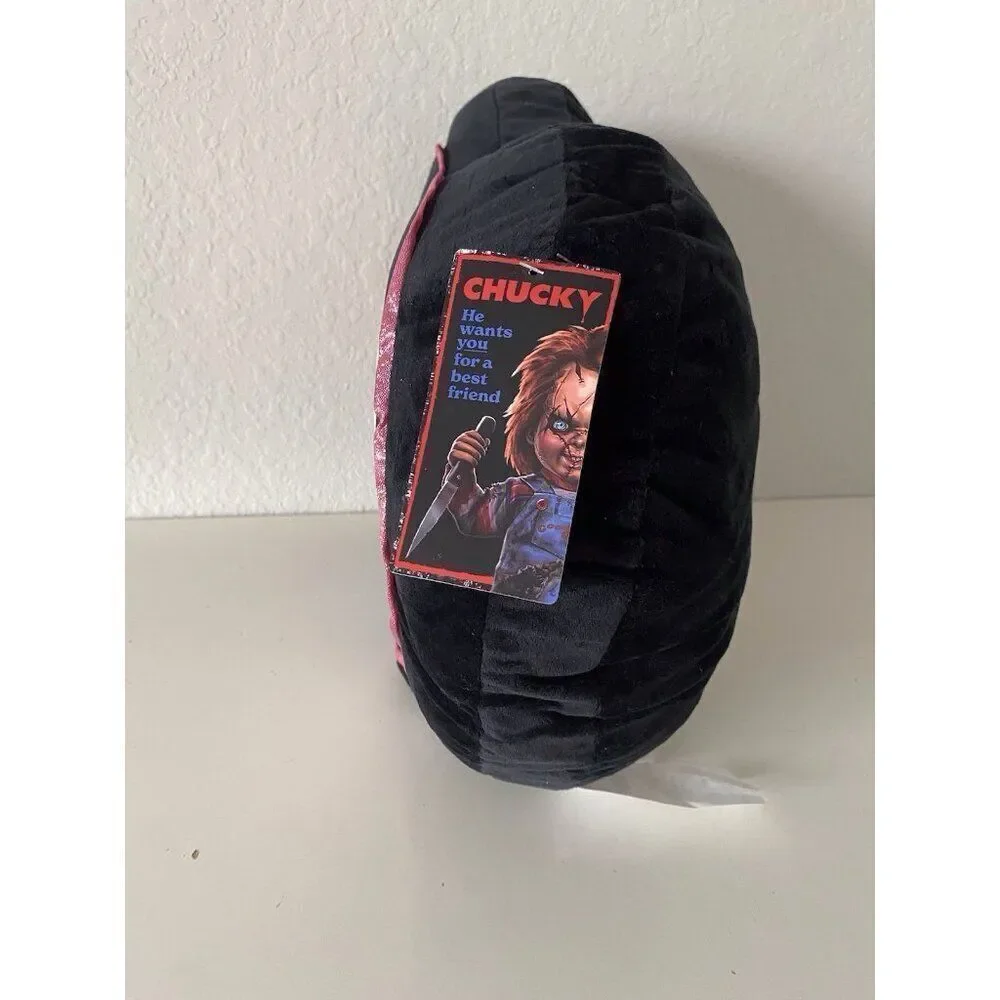 Chucky And Bride Tiffany Halloween Heart Decorative Throw Pillow Viral NEW‎